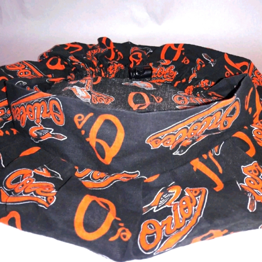 ☆ Baltimore Orioles Baseball Chef Hat W Drawstring - Picture 2 of 6